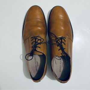 Banana Republic Italian Leather Oxford Ortholite Brown Lace Up, Men’s Size 11